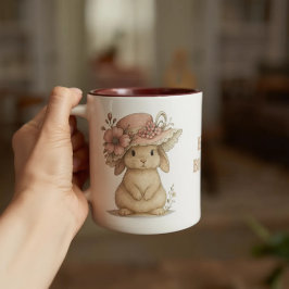 Taza Happy Easter para café ツートーンマグカップ