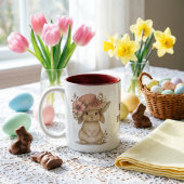 Taza Happy Easter para café ツートーンマグカップ