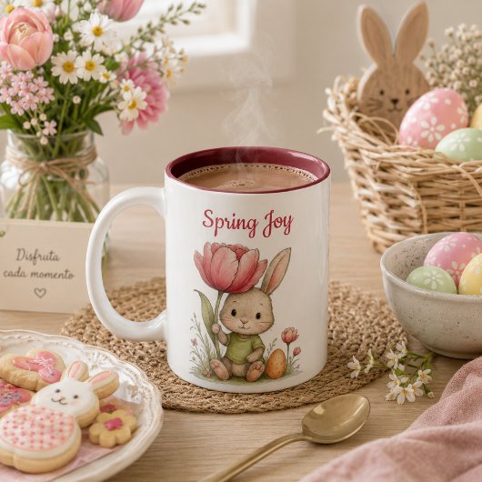 Taza Happy Easter para café ツートーンマグカップ