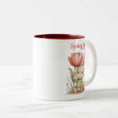 Taza Happy Easter para café ツートーンマグカップ (正面右)