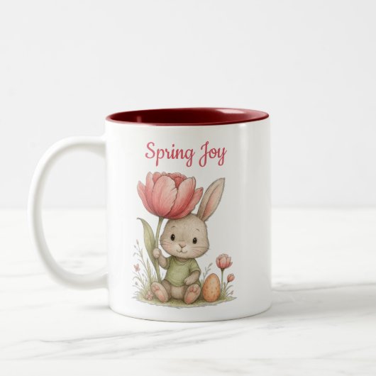 Taza Happy Easter para café ツートーンマグカップ (左)