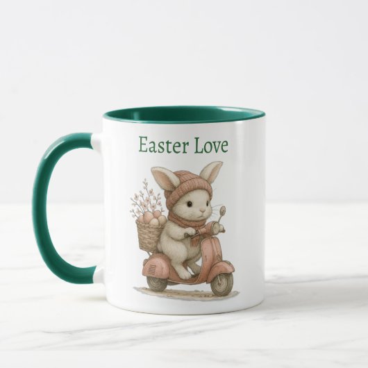 Taza Happy Easter para café マグカップ (左)