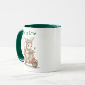 Taza Happy Easter para café マグカップ (正面左)