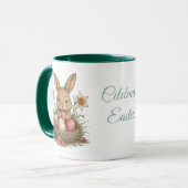 Taza Happy Easter para café マグカップ (正面左)