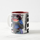 Taza happy summer ツートーンマグカップ (正面左)