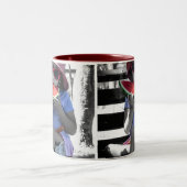 Taza happy summer ツートーンマグカップ (中央)