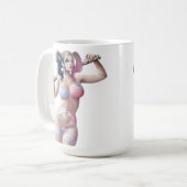 TAZA HARLEY QUINN BATTER コーヒーマグカップ (正面左)