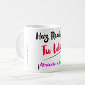 Taza Haz realidad tu Idea modelo PINK コーヒーマグカップ (正面左)