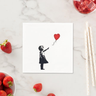 Taza Hope Balloon Girl スタンダードカクテルナプキン