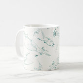 Taza Hummingbirds コーヒーマグカップ (正面左)