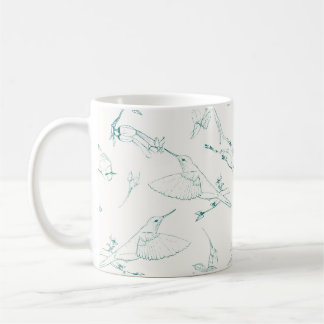 Taza Hummingbirds コーヒーマグカップ