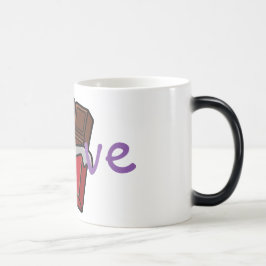 Taza I love Chocolate モーフィングマグカップ