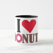 Taza I LOVE DONUTS マグカップ (中央)