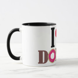 Taza I LOVE DONUTS マグカップ