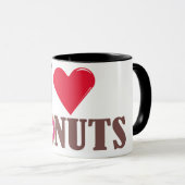 Taza I LOVE DONUTS マグカップ (正面右)