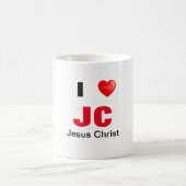 Taza I love Jesus Christ コーヒーマグカップ (中央)
