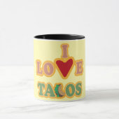 Taza I Love Tacos マグカップ (中央)