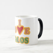Taza I Love Tacos モーフィングマグカップ (正面右)