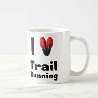 Taza "I love Trail Running" コーヒーマグカップ