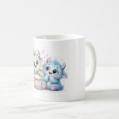 Taza Infantil Lovely Monsters コーヒーマグカップ (正面右)