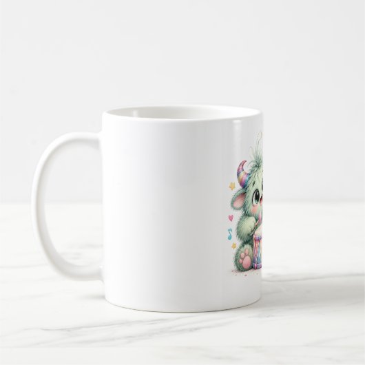 Taza Infantil Lovely Monsters コーヒーマグカップ (左)
