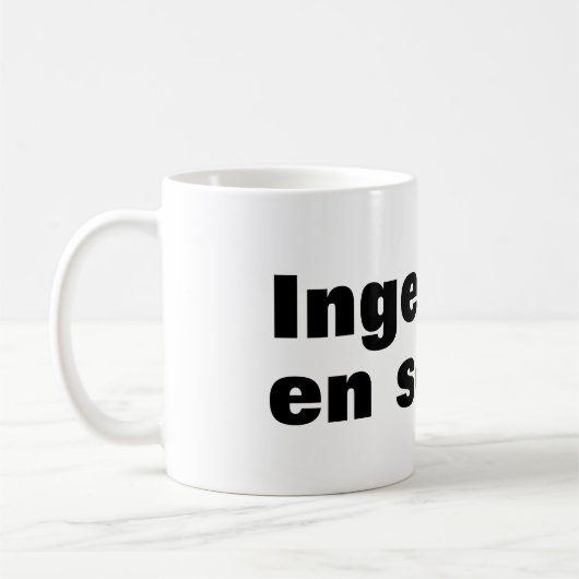 Taza ingeniero en sonido コーヒーマグカップ (左)