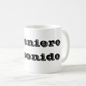 Taza ingeniero en sonido コーヒーマグカップ (正面右)