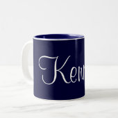 Taza,jarra con nombre,Kenneth ツートーンマグカップ (正面左)