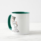Taza JP pensando マグカップ (正面左)