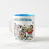 Taza JP y amigos ツートーンマグカップ (正面左)