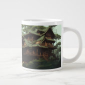 Taza Jumbo fantasy house forest ジャンボコーヒーマグカップ (右)