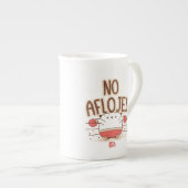 Taza Jumbo│No aflojes ボーンチャイナマグカップ (正面右)