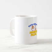 Taza kawaii gato コーヒーマグカップ (正面左)