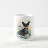 Taza Kawaii Perrito Cute コーヒーマグカップ (中央)