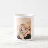 Taza kawaii Persona con Periquito コーヒーマグカップ (中央)
