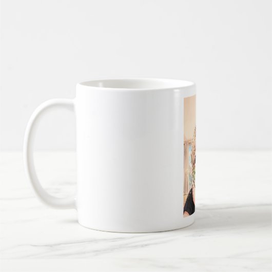 Taza kawaii Persona con Periquito コーヒーマグカップ (左)