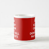 Taza "Keep calm and dont kill patients" コーヒーマグカップ (中央)
