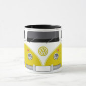 Taza Kombi Amarilla Retro – Furgoneta Vintage Esti マグカップ (中央)