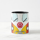 Taza Kombi Arcoíris Peace – Furgoneta Hippie Multi マグカップ (中央)