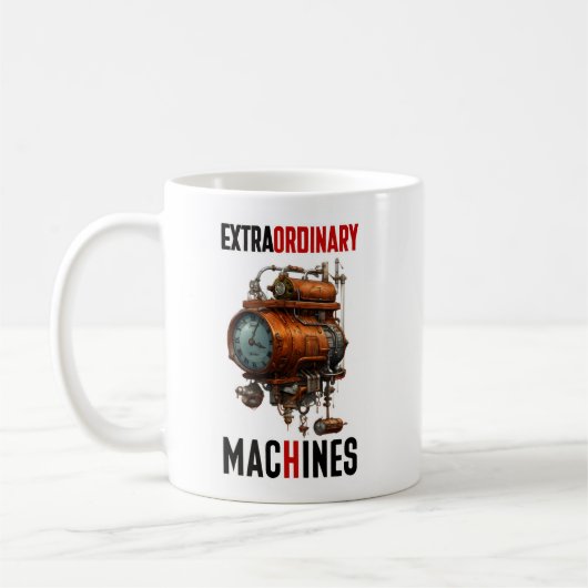Taza la colección EXTRAORDINARY MACHINES 06 コーヒーマグカップ (左)