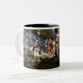 Taza: La Luz del Nacimiento en tu Hogar (Regalo de ツートーンマグカップ (正面左)