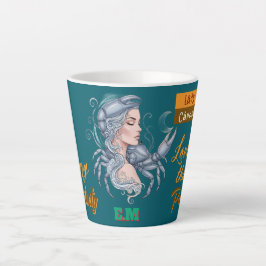 Taza Lady Cáncer – Magia lunar カフェラテマグ