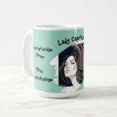 Taza Lady Capricornio コーヒーマグカップ (正面左)