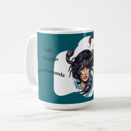 Taza Lady Escorpio コーヒーマグカップ