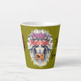 Taza Lady Géminis – Energía dual カフェラテマグ