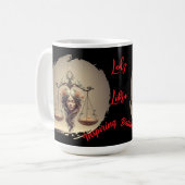 Taza Lady Libra コーヒーマグカップ (正面左)