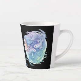 Taza Lady Piscis – Mística en cada sorbo カフェラテマグ