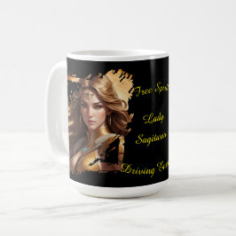 Taza Lady Sagitario コーヒーマグカップ