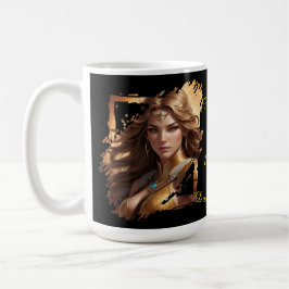 Taza Lady Sagitario コーヒーマグカップ