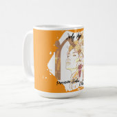 Taza Lady Virgo コーヒーマグカップ (正面左)